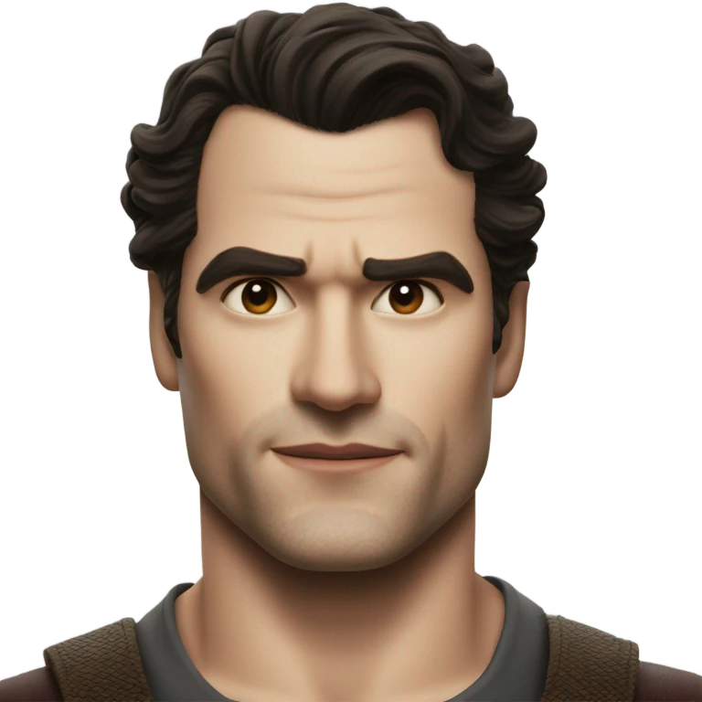 Henry cavil biting lip emoji