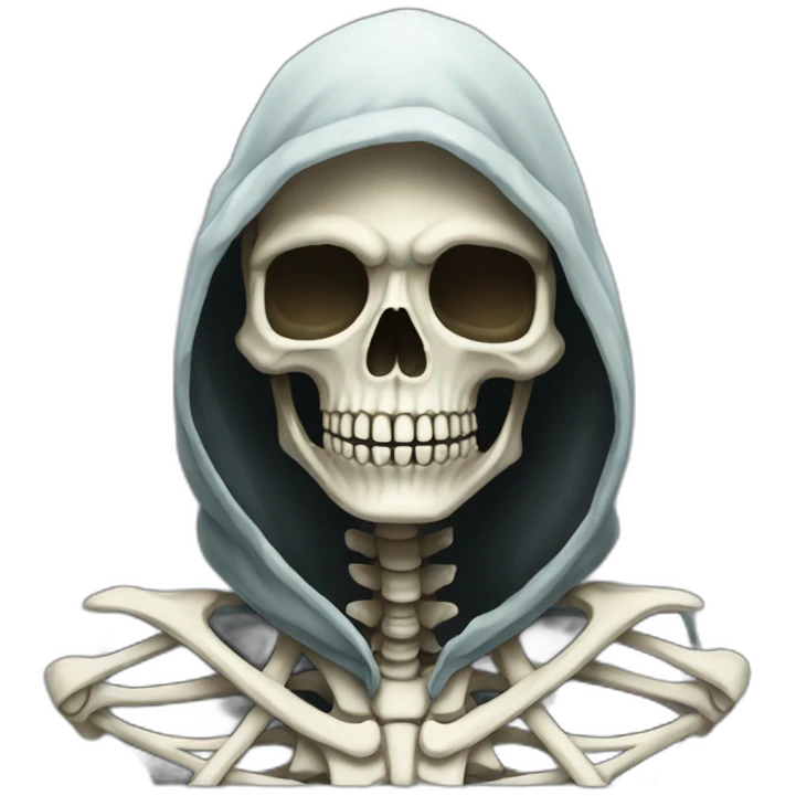 Skeleton wear hodi emoji