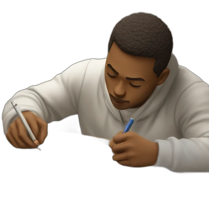 position studying  emoji