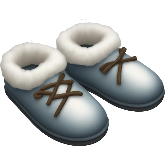 Winter slippers emoji