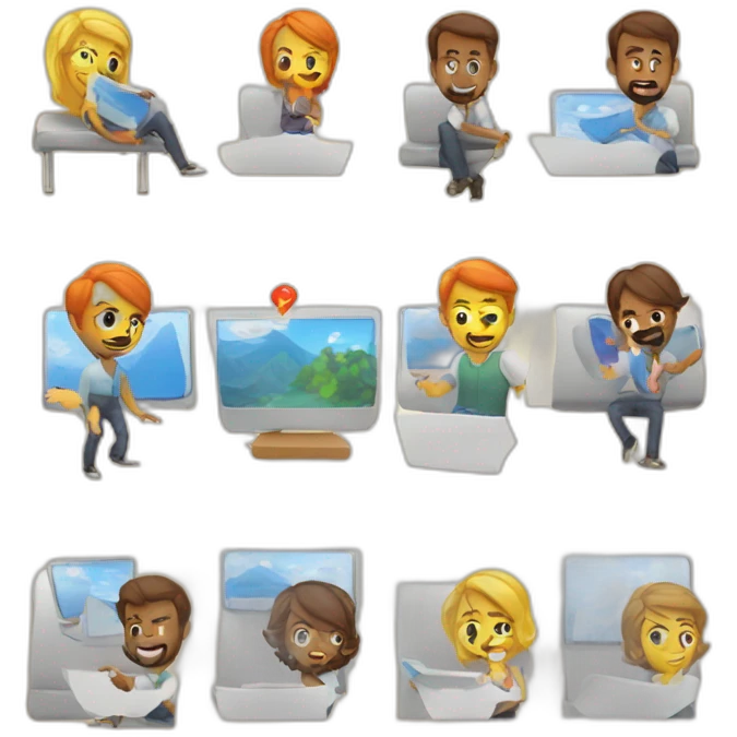 startup pitch deck slides emoji