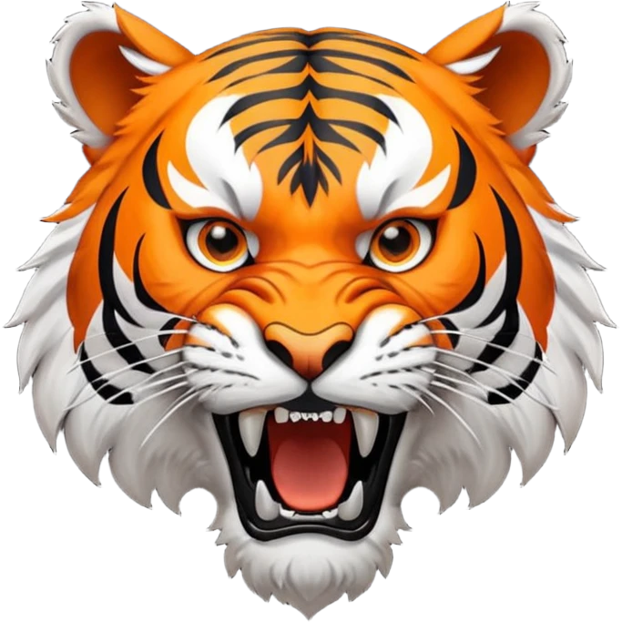 Harrisburg High School Tiger Logo emoji