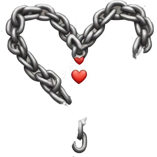Chain heart emoji