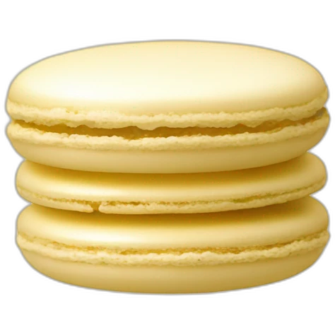 creamy gold Macaron emoji