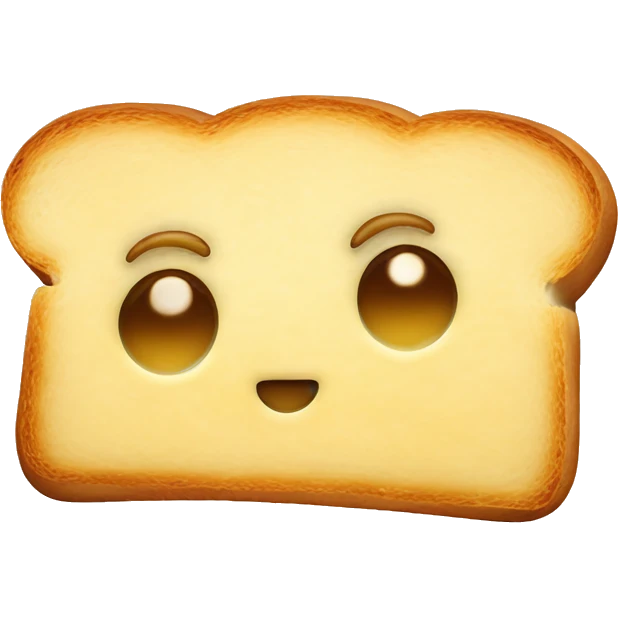 Bread cheese toast emoji