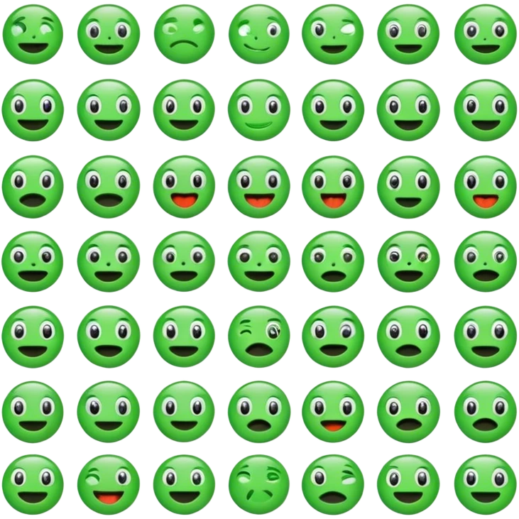 Green emojis emoji