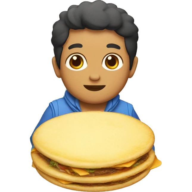 osito hambre arepa emoji