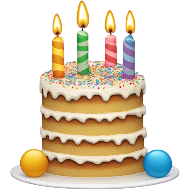 Birthday cake emoji