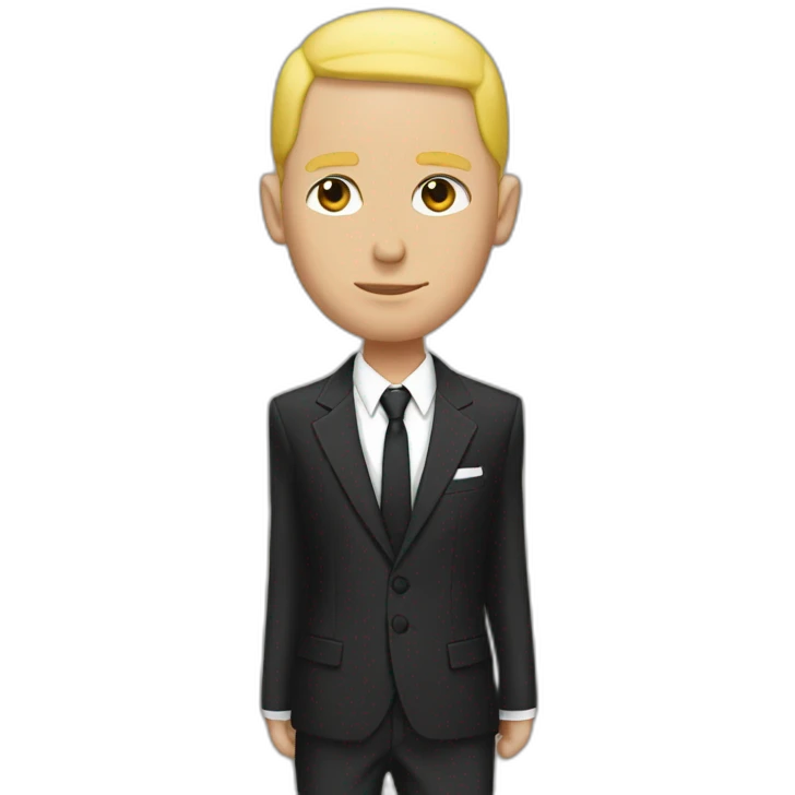 Eminem formal suit emoji