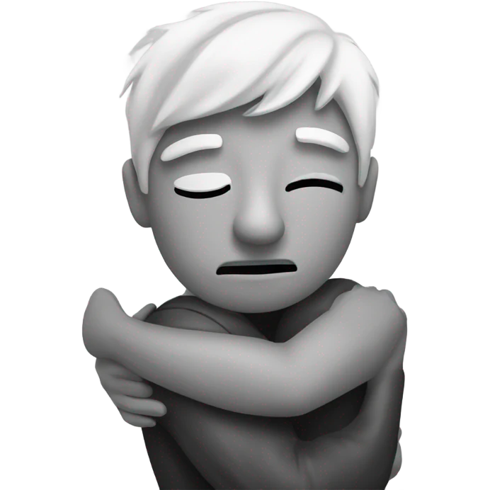 2 people hugging and crying white man and woman emoji
