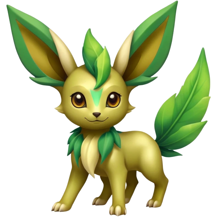 Shiny Exotic Bayleaf-Leafeon-Hybrid-Creature emoji