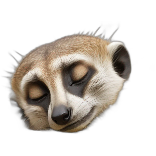 Meerkat sleeping emoji