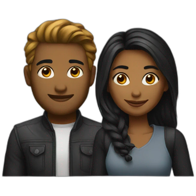 beautiful couple emoji