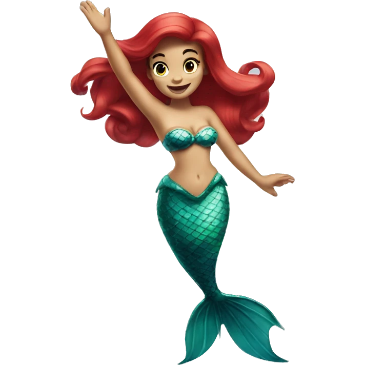 Ariel the little mermaid emoji