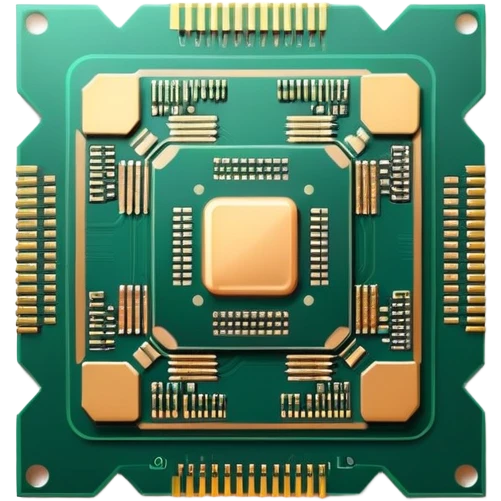 glowing chip or microprocessor symbolizing artificial intelligence emoji