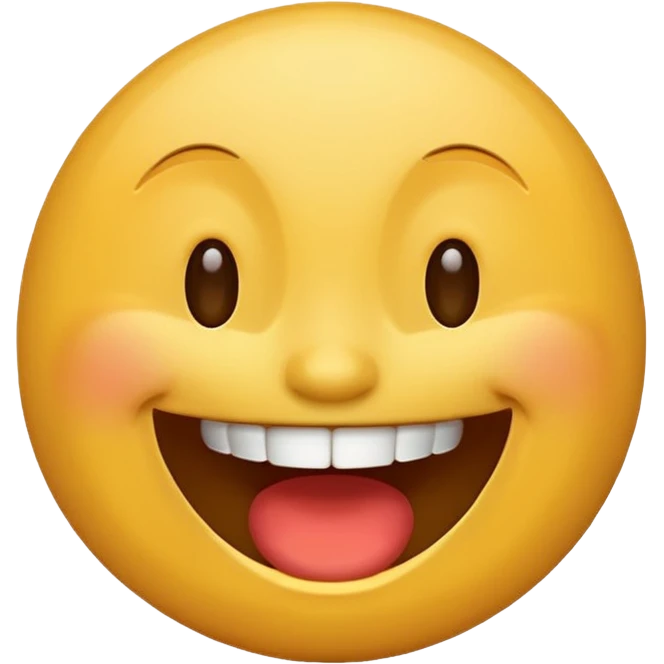 Classic iPhone laughing emoji  emoji