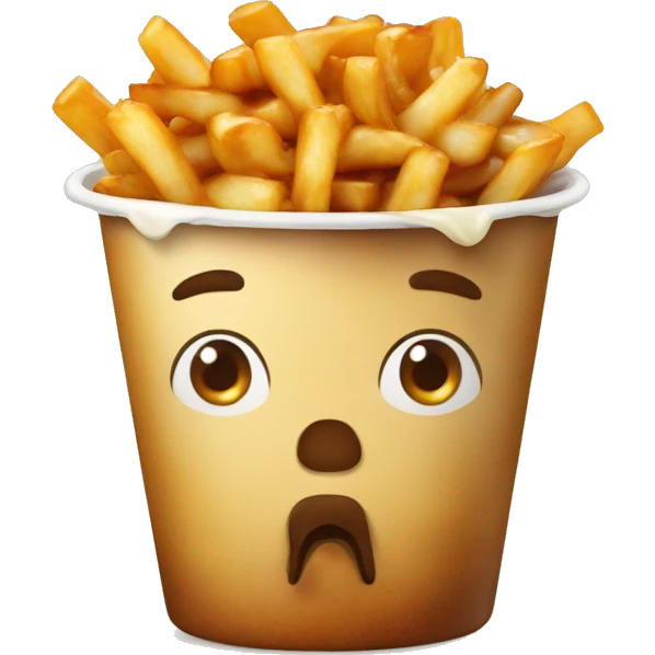 poutine mange des poutine emoji