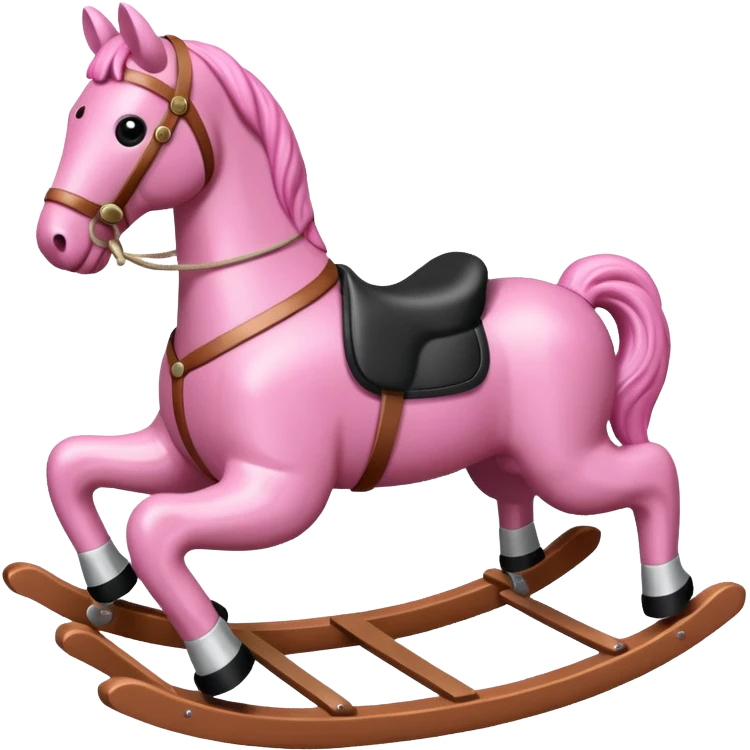 pink Rocking Horse emoji