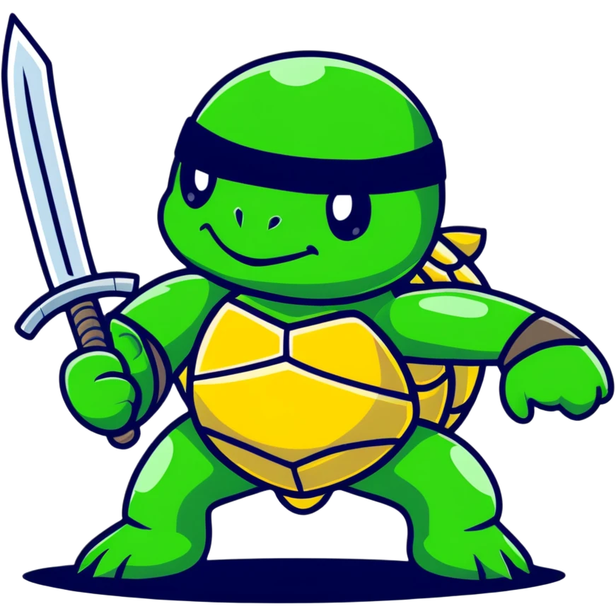 Warrior Turtle emoji