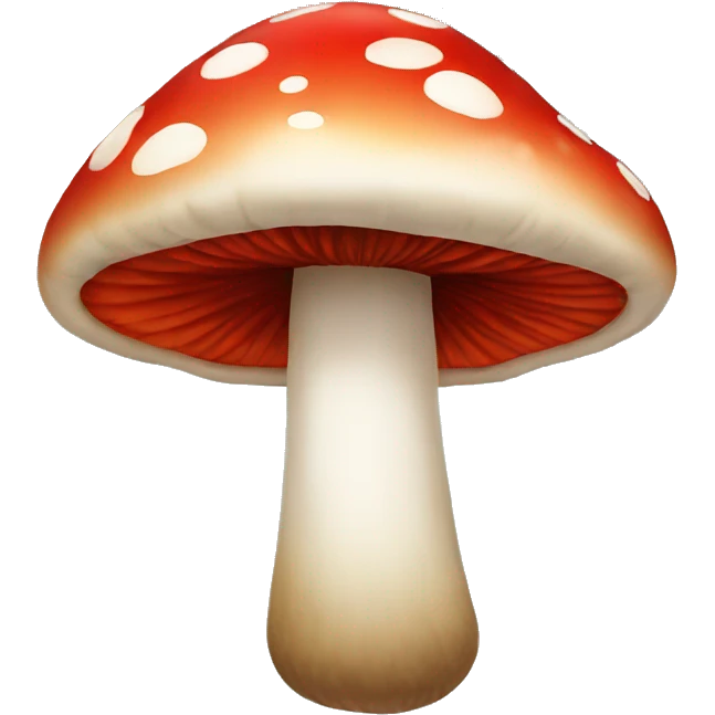  mushroom red emoji