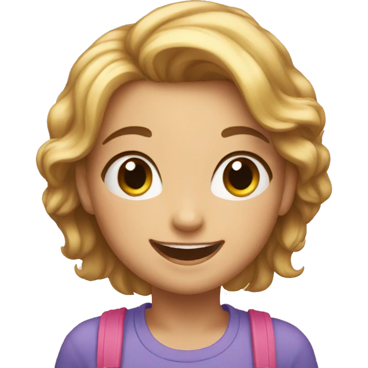 Happy girls emoji