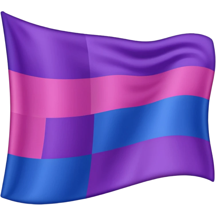 la bandera bixesual emoji