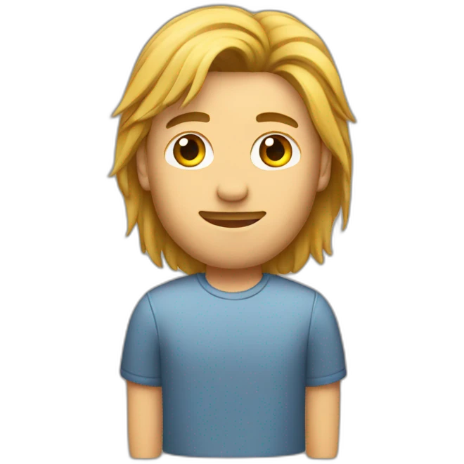 mullet haircut emoji