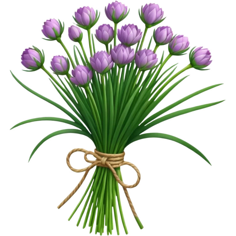 chives herb bouquet emoji