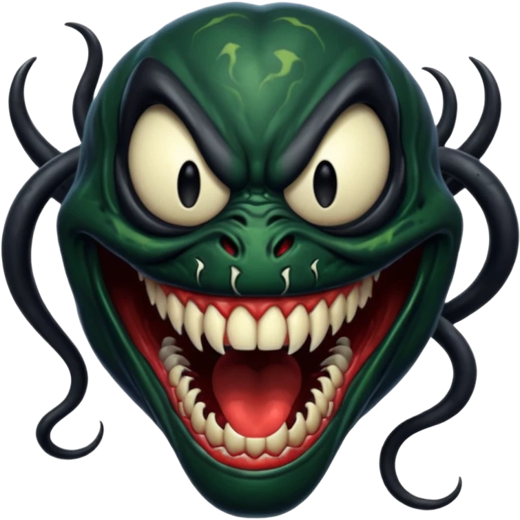 Venom face emoji