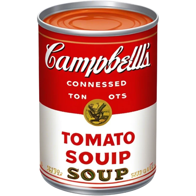 Campbell’s tomato soup emoji