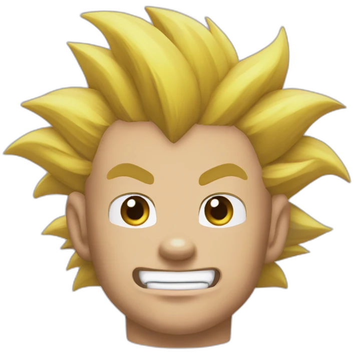 Bear- super sayan- dragonball emoji