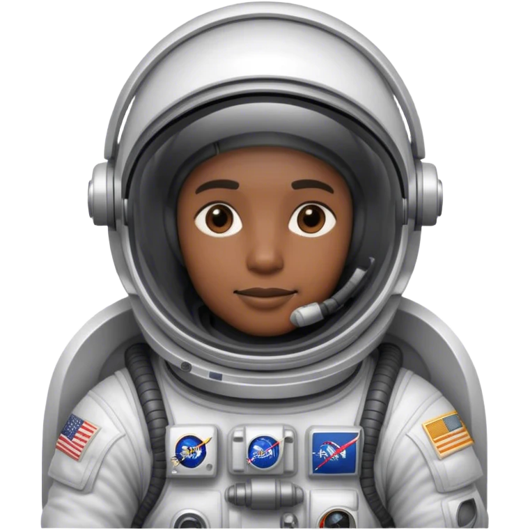 Black astronaut emoji