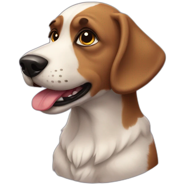 Perro con lupulo emoji