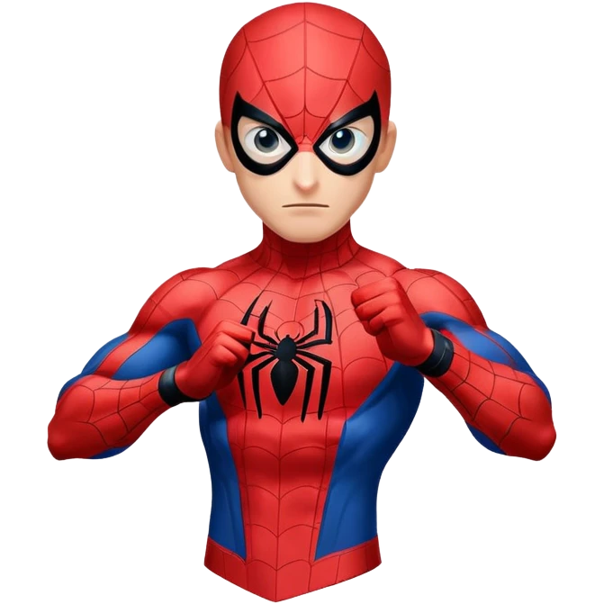 Spider man with swastika emoji
