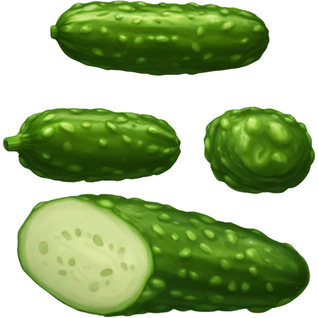 Giant pickle emoji