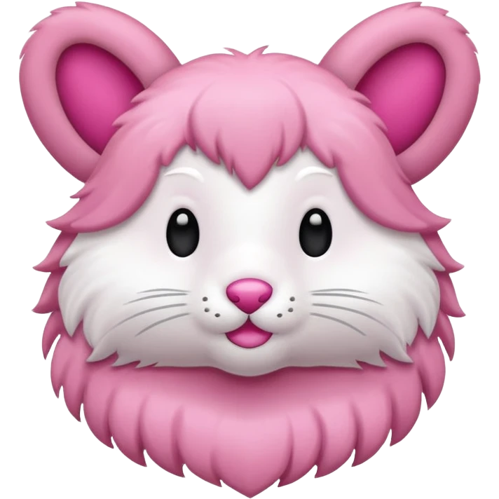 Coelho com laço rosa emoji