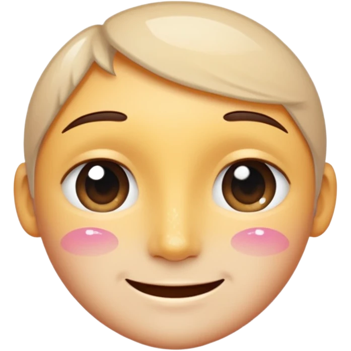 A face split diagonally: one half smiling, the other half with a tear. Soft gradient colors to show transition between emotions. Slight sparkle accent to suggest depth and nuance. emoji