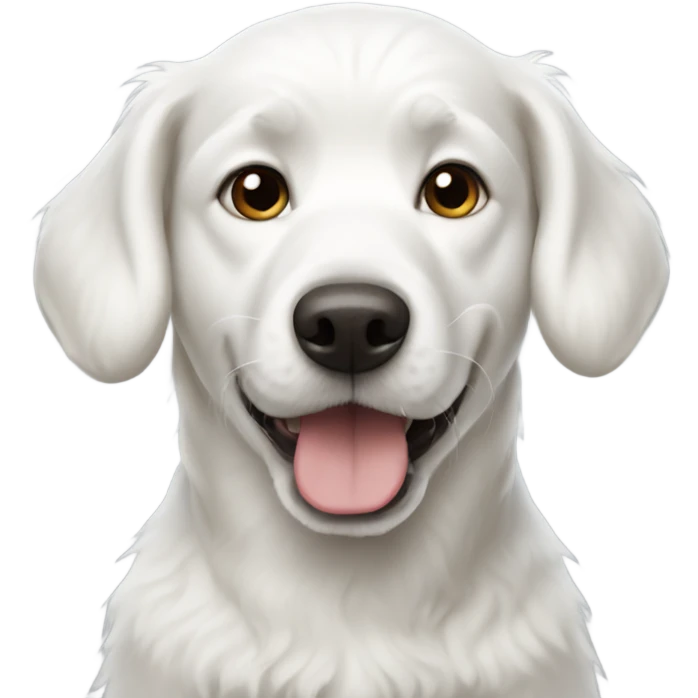 White dog emoji