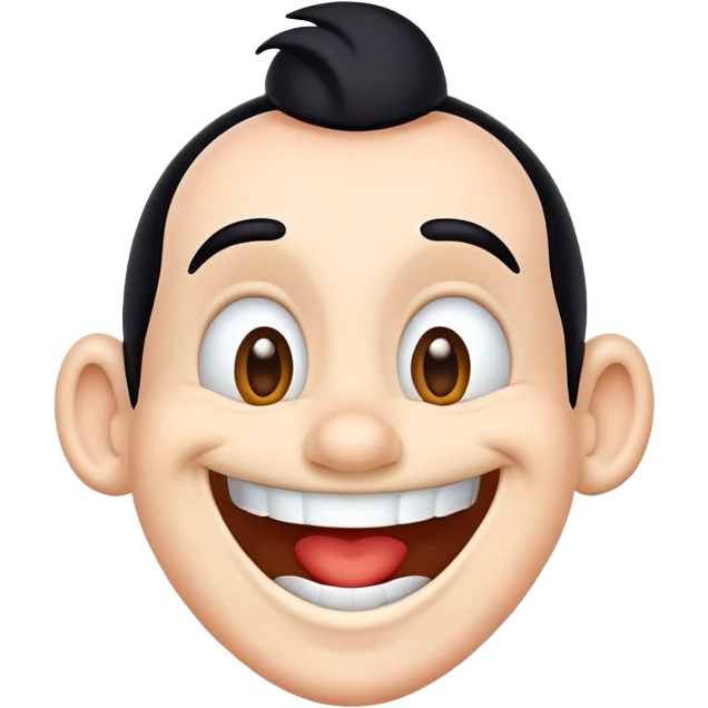 Goofy with a big smile emoji
