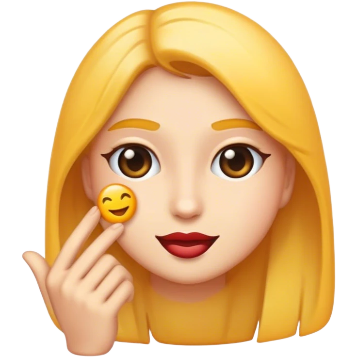 An emoji that describes impressing by someone’s beauty  emoji