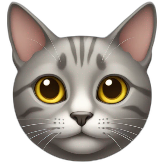 Cat without eyes emoji