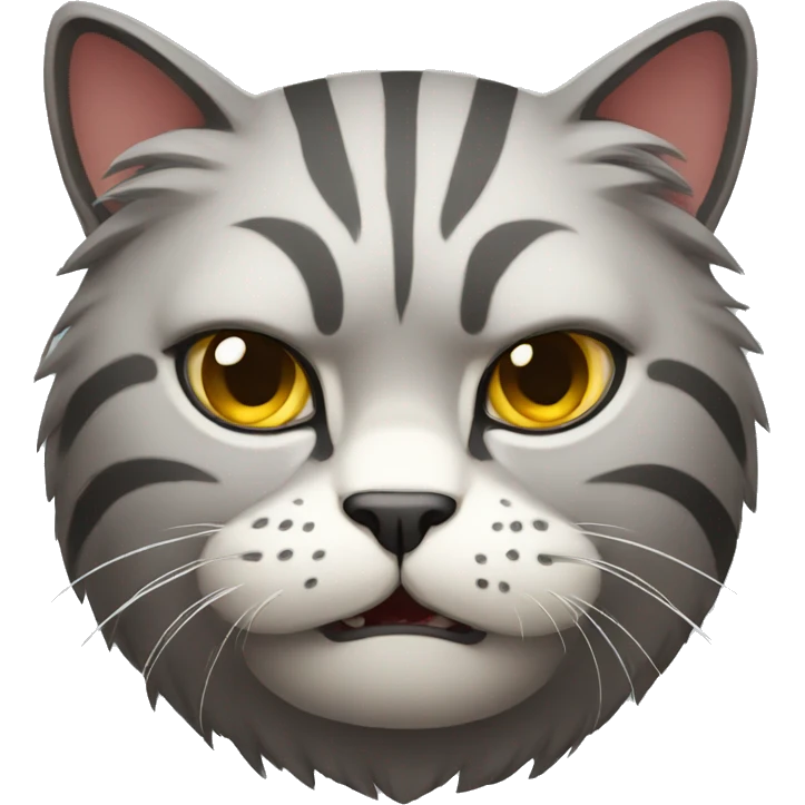 Angry cat emoji