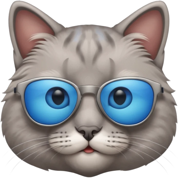 Cat wearing sunglasses emoji