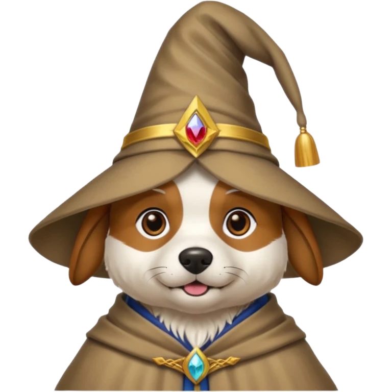Dog wizard emoji