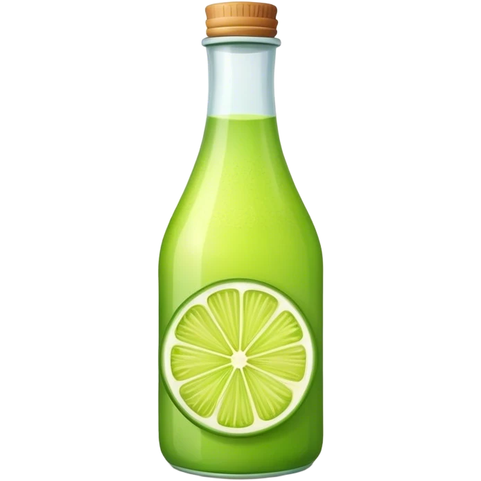 Bottled lime juice emoji