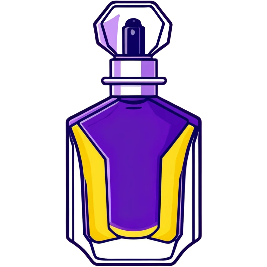 Fancy AVON fragrance bottle with purple liquid emoji