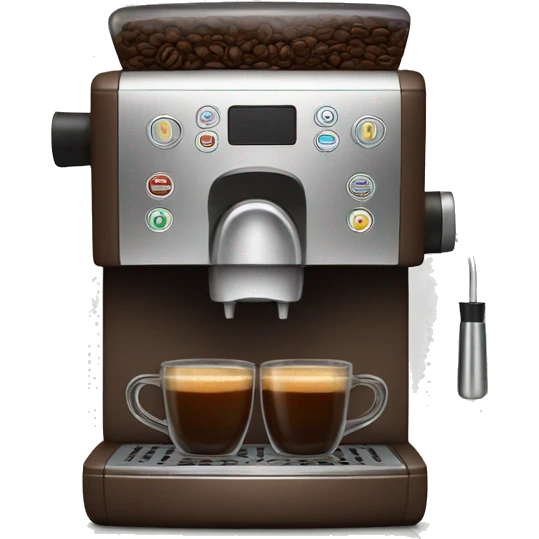 brown coffee machine emoji