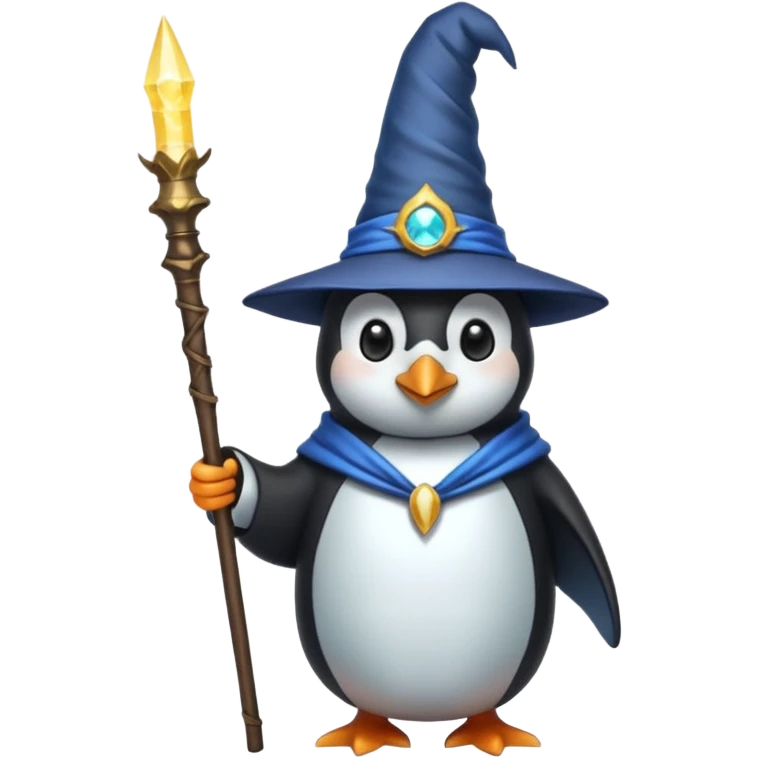 Penguin Wizard emoji