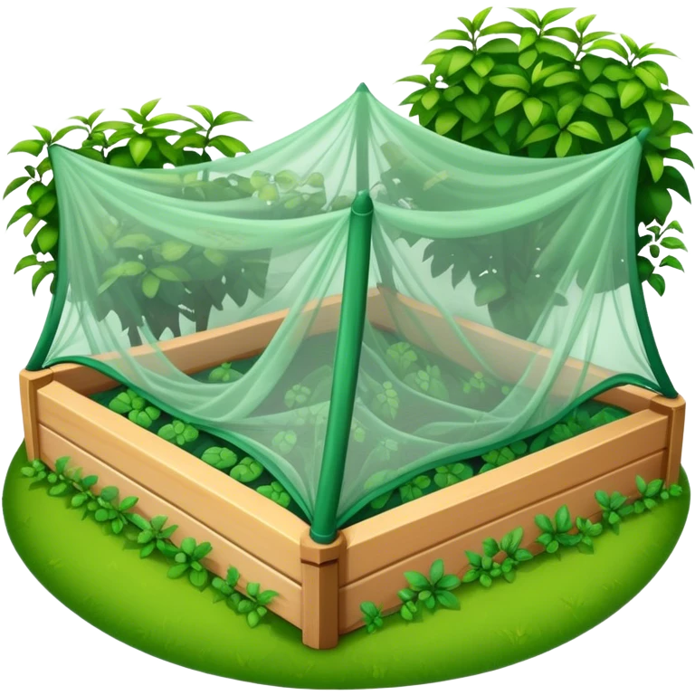 garden bed insect netting  emoji