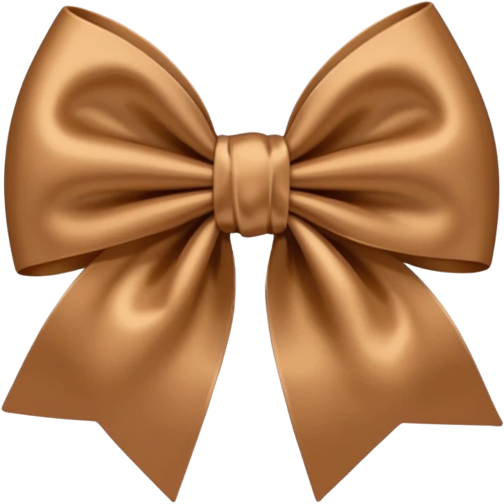 Light brown bow  emoji